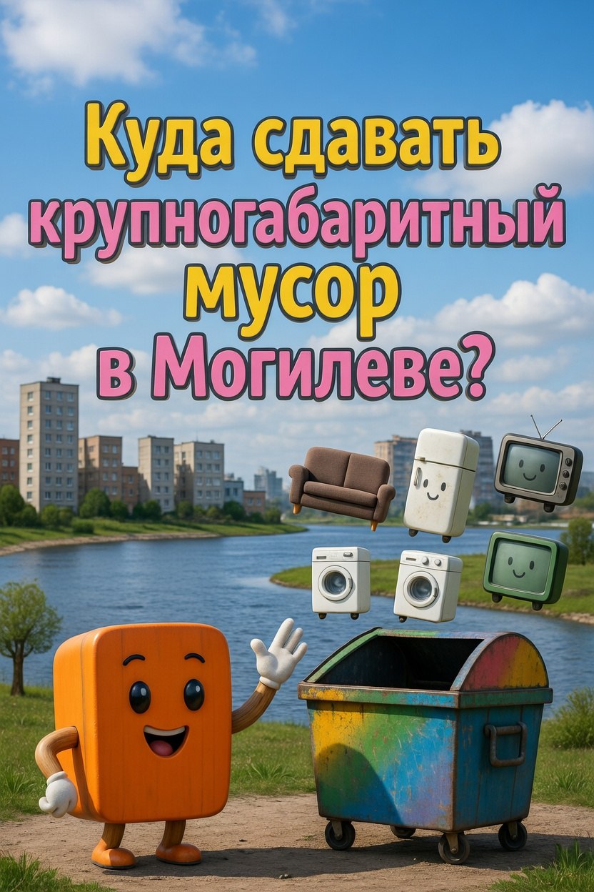 Где в Могилеве можно сдать крупногабаритный мусор — быстро и без штрафов